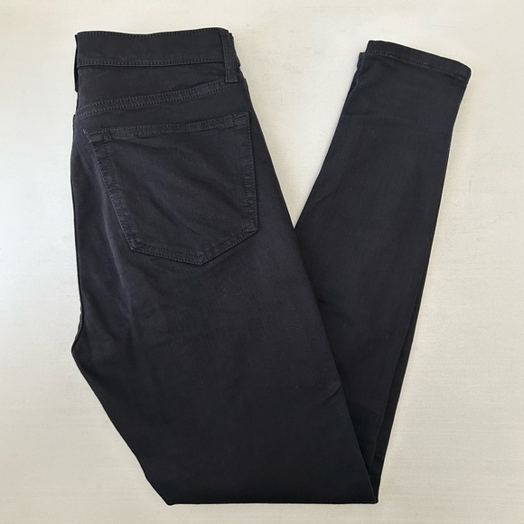 Topshop Jamie Black Skinny Jeans High Rise Ankle Length Stretch Denim Size 26 - Picture 15 of 16